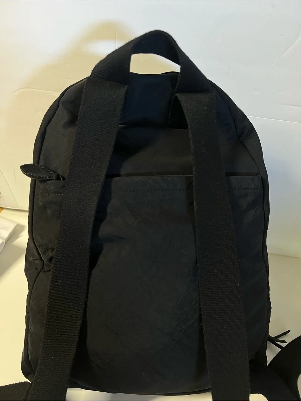 REBECCA MINKOFF Black Nylon Always On Regan Medium Backpack 15.5